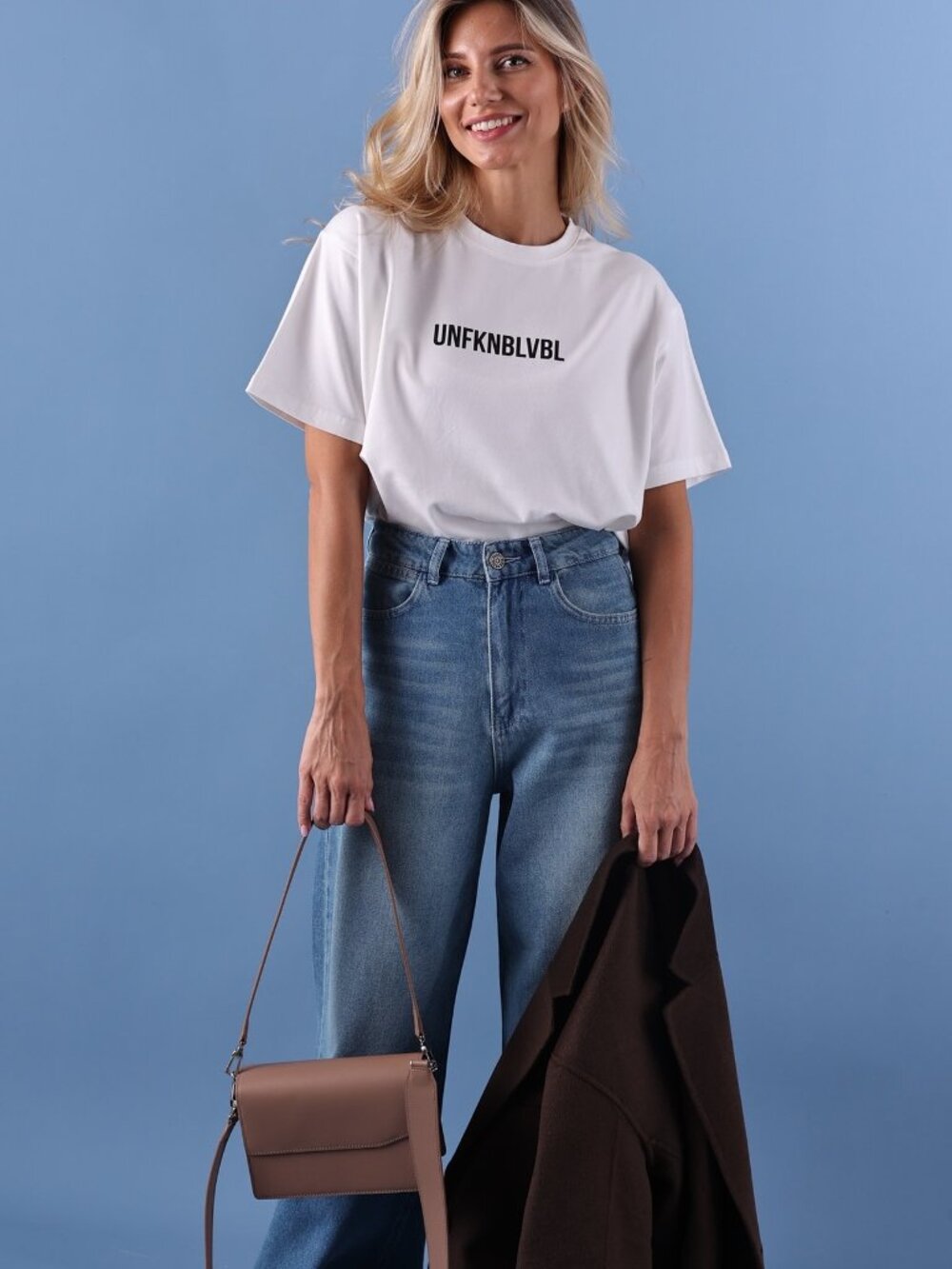 NWT SRB White UNFKNBLVBL Graphic Tee XL